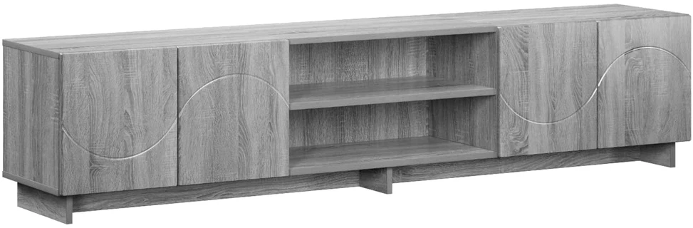TV staliukas Televizoriaus stovas 179.5 x 34.5 x 40 cm Pilka Sonoma