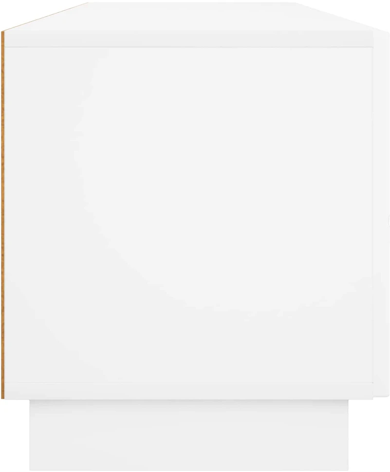 TV staliukas Televizoriaus stovas 179.5 x 34.5 x 40 cm Itin blizgi balta