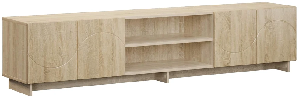 TV staliukas Televizoriaus stovas 179.5 x 34.5 x 40 cm Sonoma ąžuolas