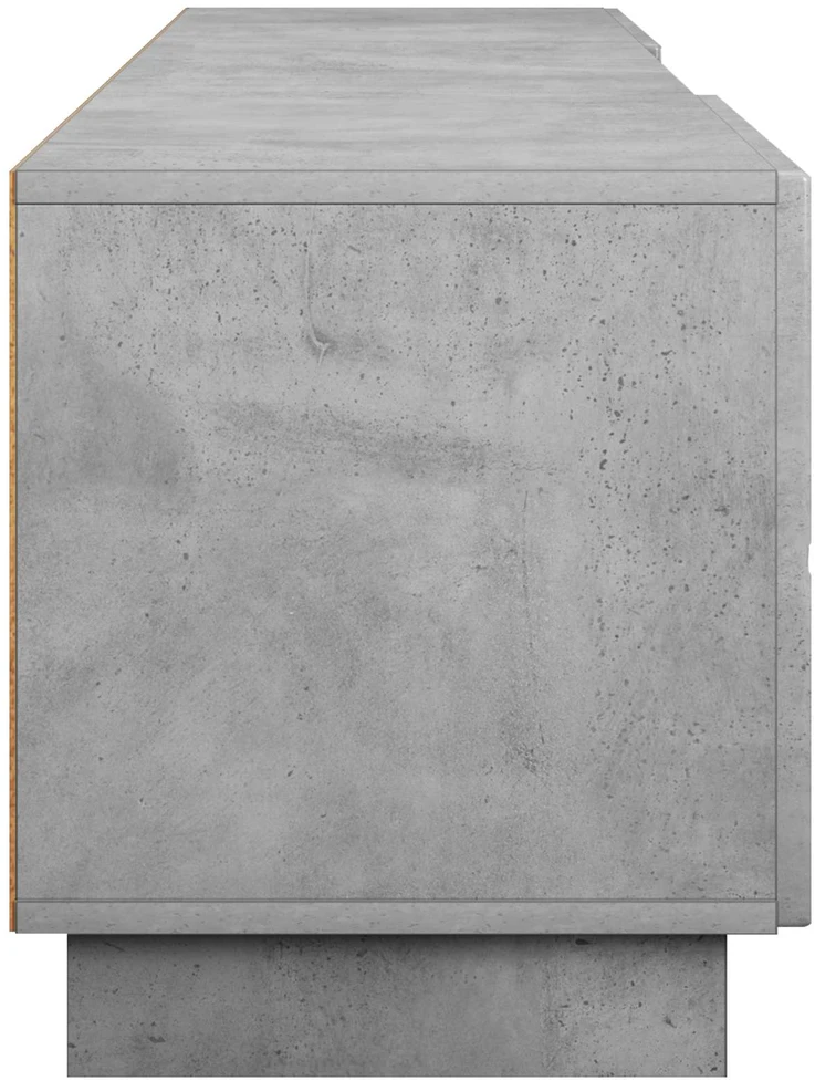 TV staliukas Televizoriaus stovas 179.5 x 34.5 x 40 cm Betono pilka