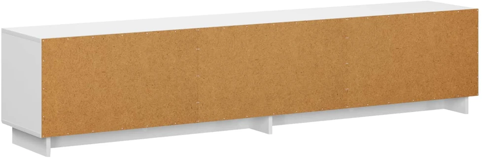 TV staliukas Televizoriaus stovas 179.5 x 34.5 x 40 cm Itin blizgi balta