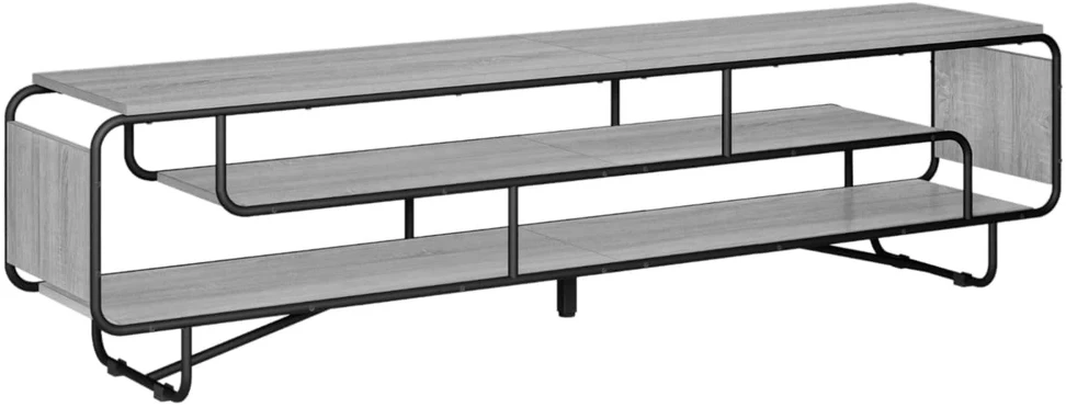 TV staliukas Televizoriaus stovas 180 x 36 x 45 cm Pilka Sonoma