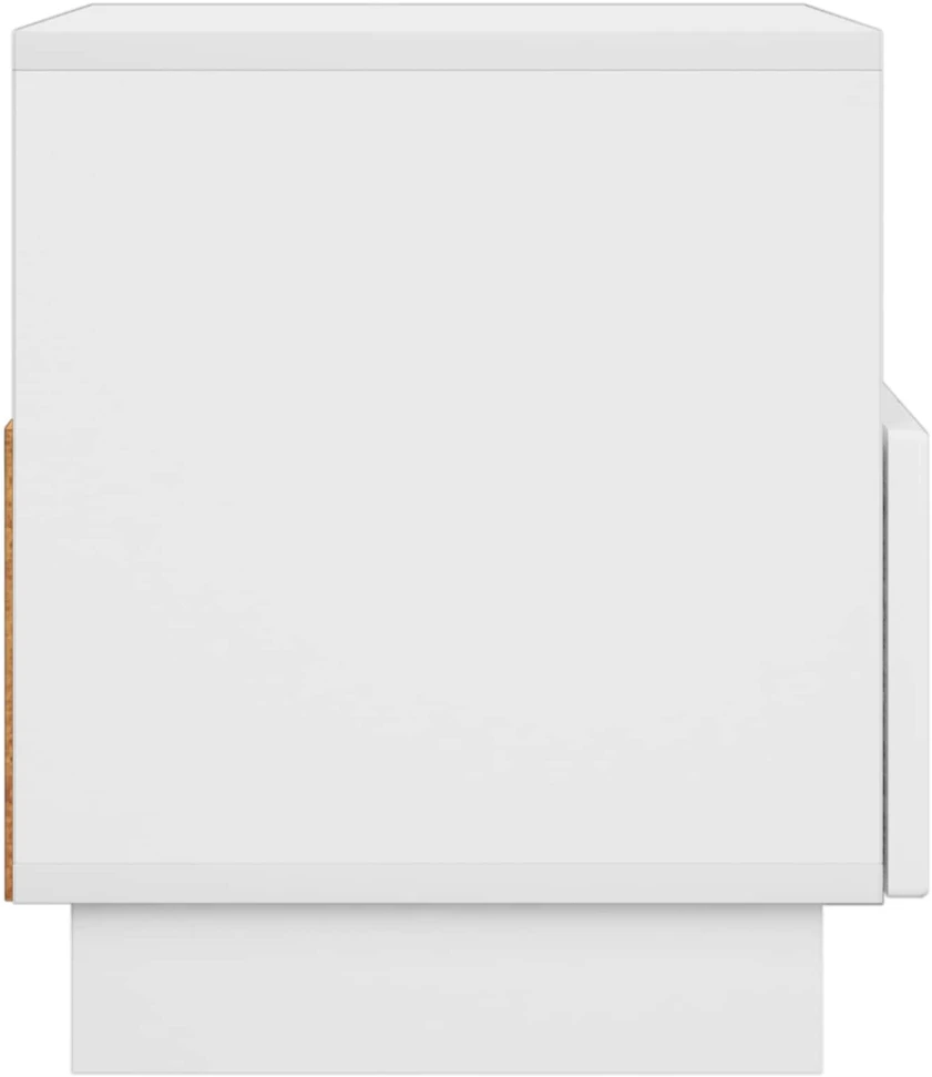 TV staliukas Televizoriaus stovas 60 x 34,5 x 40 cm Balta Apdirbta mediena