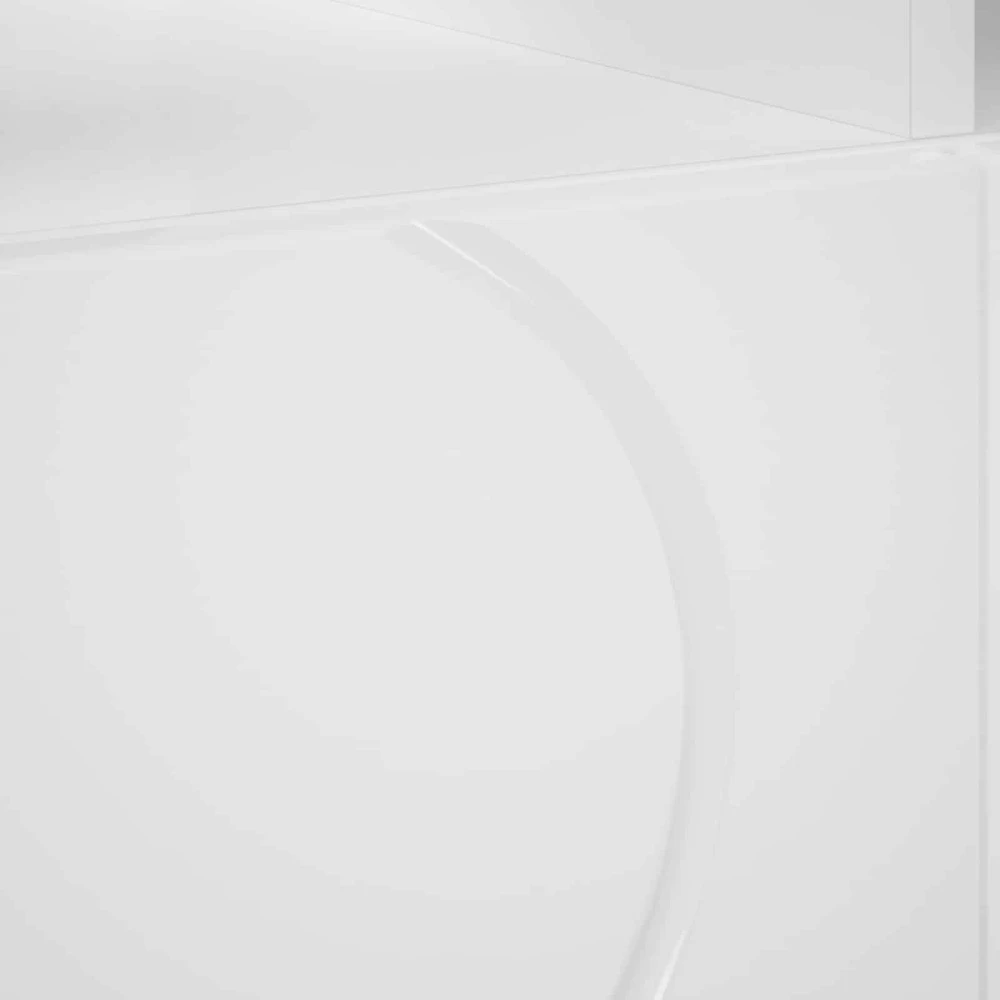 TV staliukas Televizoriaus stovas 60 x 34,5 x 40 cm Balta Apdirbta mediena