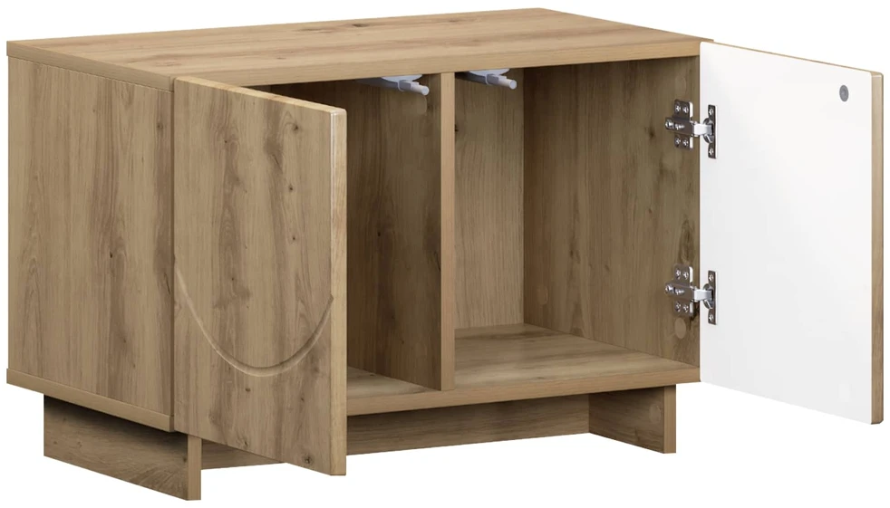 TV staliukas Televizoriaus stovas 60 x 34,5 x 40 cm Artisano ąžuolo