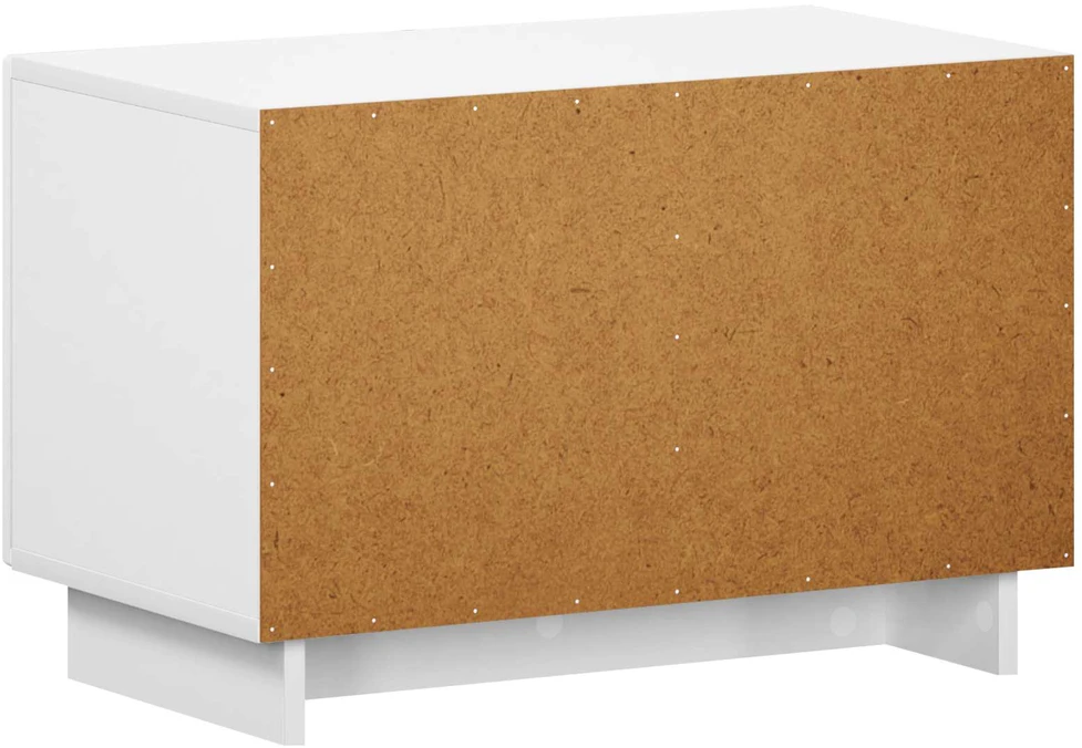 TV staliukas Televizoriaus stovas 60 x 34,5 x 40 cm Balta Apdirbta mediena