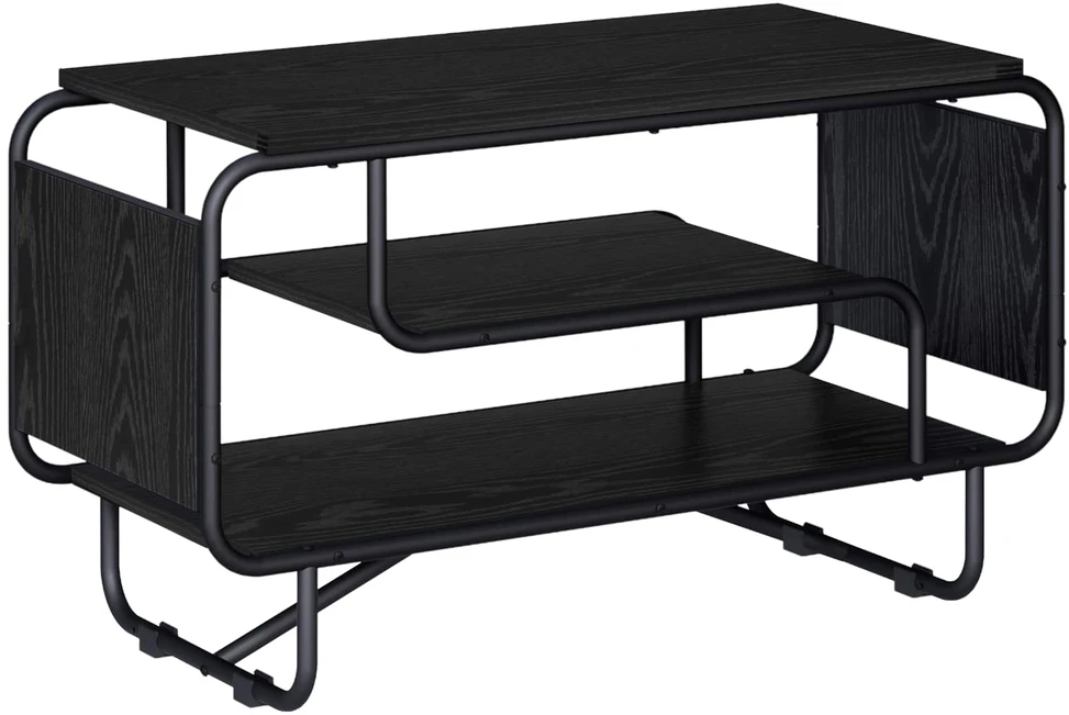 TV staliukas Televizoriaus stovas 80 x 36 x 45 cm Juodojo ąžuolo