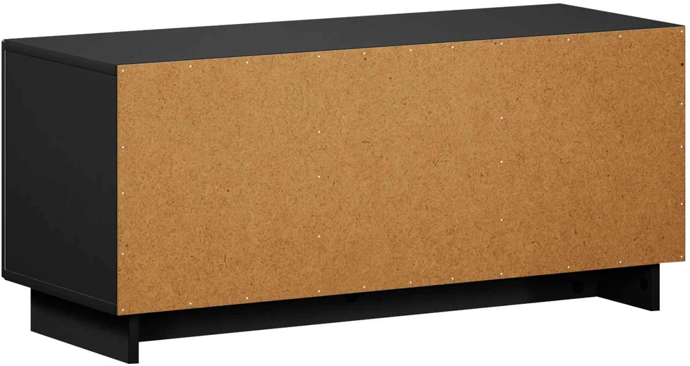 TV staliukas Televizoriaus stovas 90 x 34.5 x 40 cm Juoda Apdirbta mediena