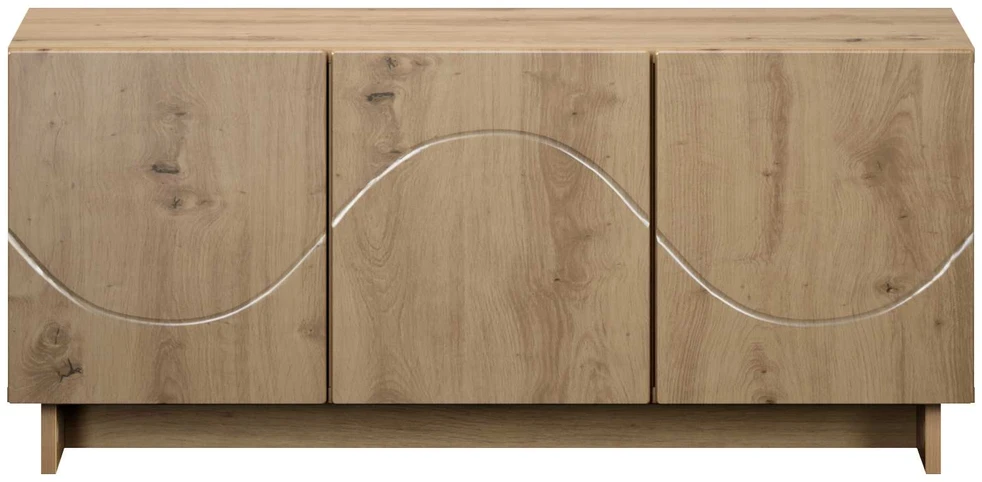 TV staliukas Televizoriaus stovas 90 x 34.5 x 40 cm Artisano ąžuolo