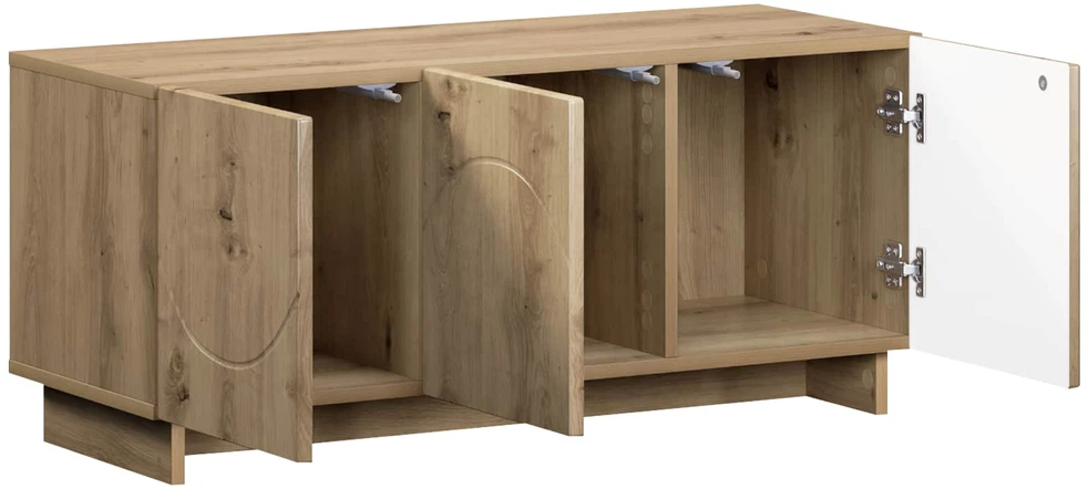 TV staliukas Televizoriaus stovas 90 x 34.5 x 40 cm Artisano ąžuolo