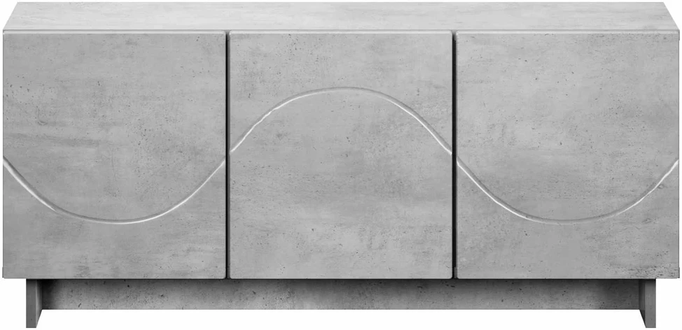 TV staliukas Televizoriaus stovas 90 x 34.5 x 40 cm Betono pilka