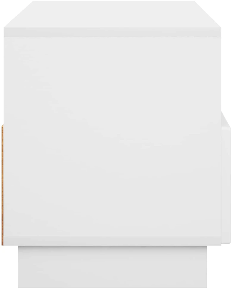 TV staliukas Televizoriaus stovas 90 x 34.5 x 40 cm Balta Apdirbta mediena