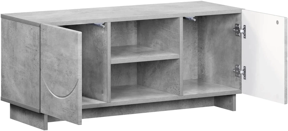 TV staliukas Televizoriaus stovas 90 x 34.5 x 40 cm Betono pilka