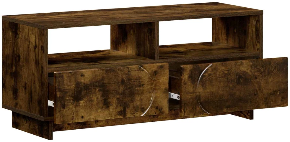 TV staliukas Televizoriaus stovas 90 x 34,5 x 40 cm Dūminio ąžuolo