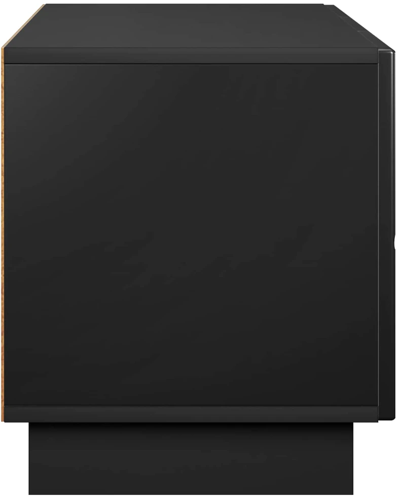 TV staliukas Televizoriaus stovas 90 x 34.5 x 40 cm Juoda Apdirbta mediena