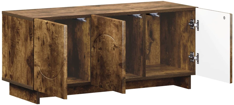 TV staliukas Televizoriaus stovas 90 x 34.5 x 40 cm Dūminio ąžuolo