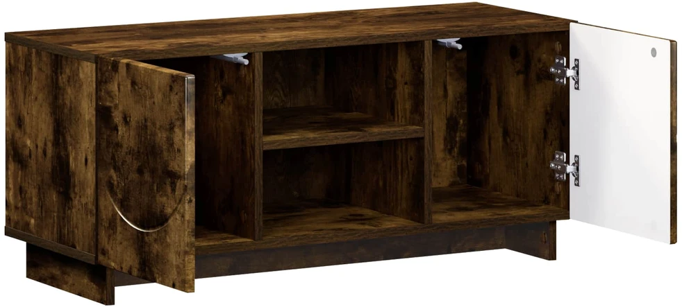 TV staliukas Televizoriaus stovas 90 x 34.5 x 40 cm Dūminio ąžuolo