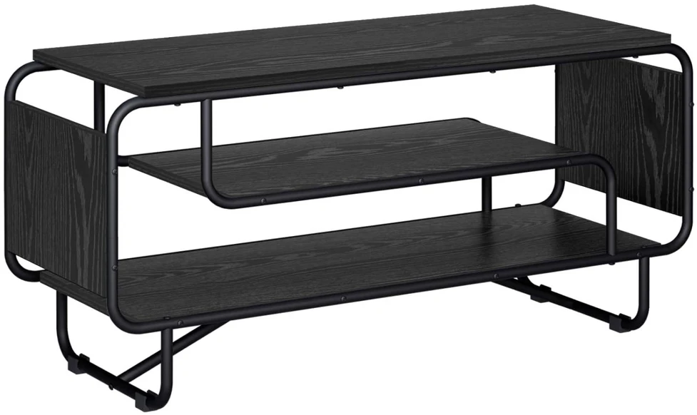 TV staliukas Televizoriaus stovas 98 x 36 x 45 cm Juodojo ąžuolo