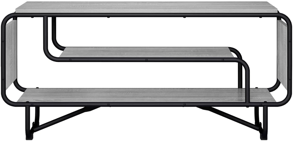 TV staliukas Televizoriaus stovas 98 x 36 x 45 cm Pilka Sonoma