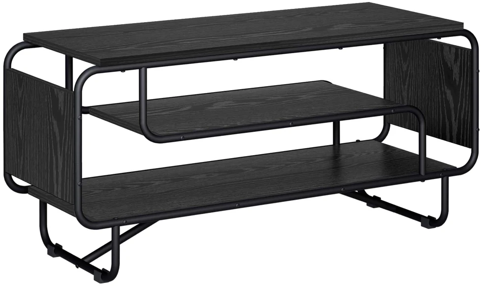 TV staliukas Televizoriaus stovas 98 x 36 x 45 cm Juodojo ąžuolo