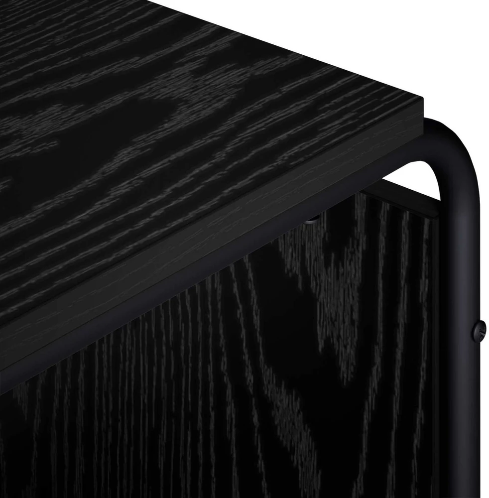 TV staliukas Televizoriaus stovas 98 x 36 x 45 cm Juodojo ąžuolo
