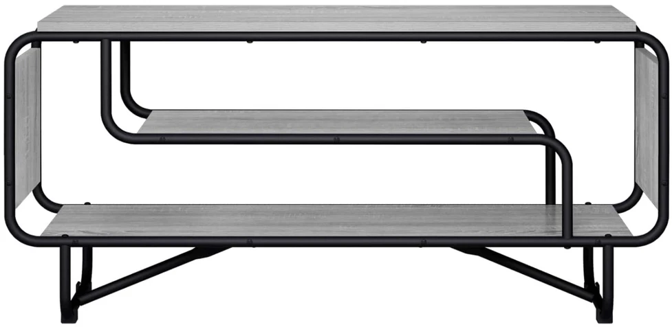 TV staliukas Televizoriaus stovas 98 x 36 x 45 cm Pilka Sonoma