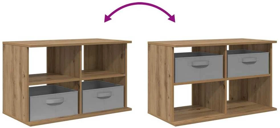 TV staliukas Televizoriaus stovas 79 x 40 x 48 cm Amatininkų ąžuolas