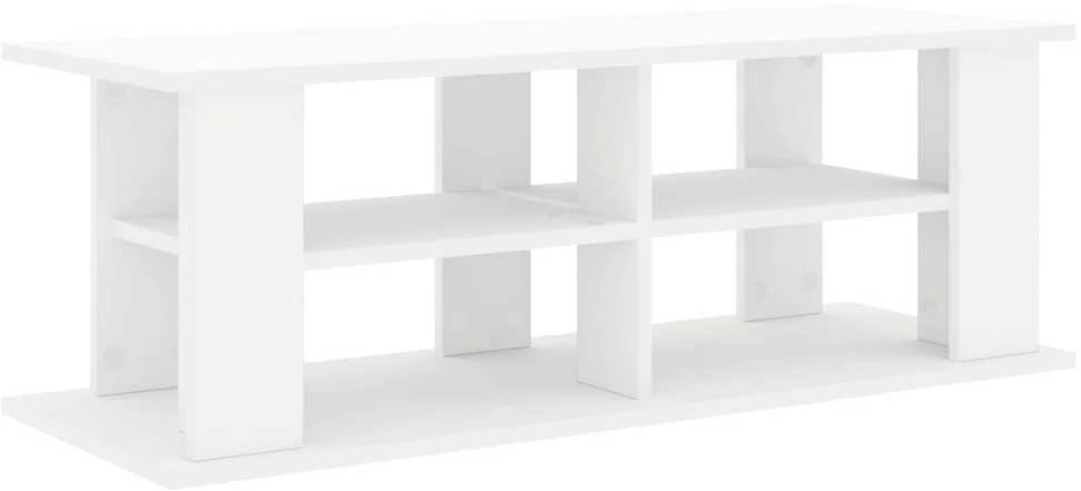 TV staliukas Televizoriaus stovas Balta 96 x 35 x 33,5 cm