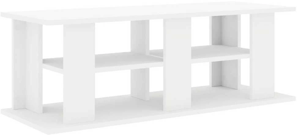 TV staliukas Televizoriaus stovas Balta 96 x 35 x 33,5 cm
