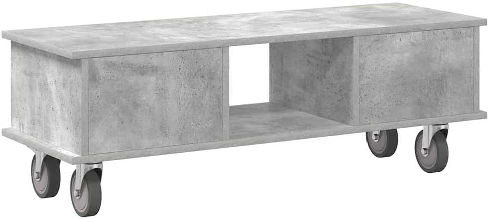 TV staliukas Televizoriaus stovas 100 x 35 x 35 cm Betono pilka