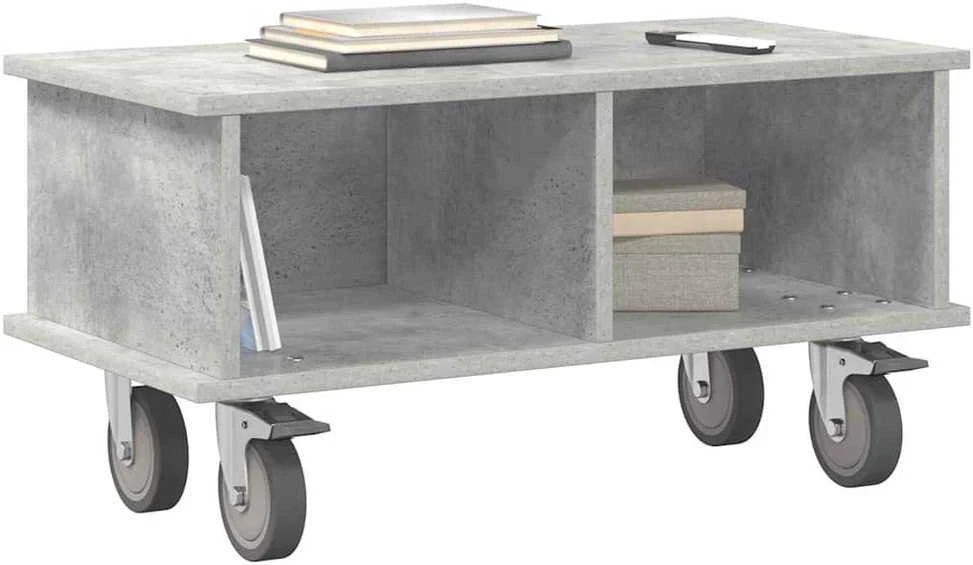 TV staliukas Televizoriaus stovas 68,5 x 35 x 35 cm Betono pilka