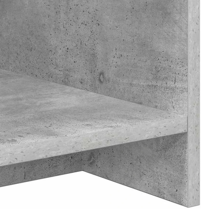 TV staliukas Televizoriaus stovas 102 x 35 x 45 cm Betono pilka