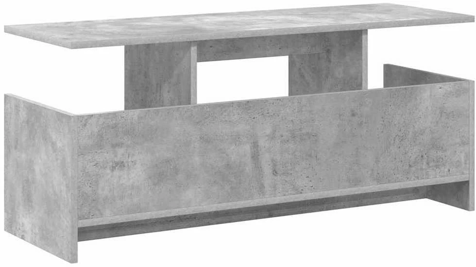 TV staliukas Televizoriaus stovas 102 x 35 x 45 cm Betono pilka