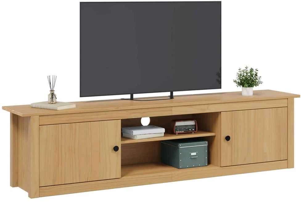 TV staliukas Televizoriaus stovas HILL 158 x 40 x 39.5 cm Medus ruda