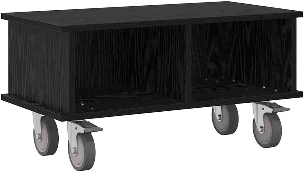 TV staliukas Televizoriaus stovas 68,5 x 35 x 35 cm Juodas ąžuolas