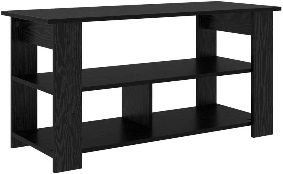 TV staliukas Televizoriaus stovas Juodas ąžuolas 100 x 40 x 50 cm