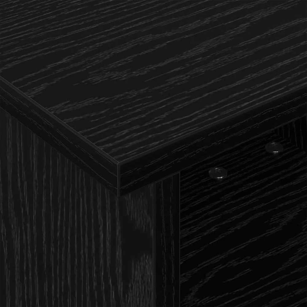 TV staliukas Televizoriaus stovas 37 x 35 x 35 cm Juodas ąžuolas