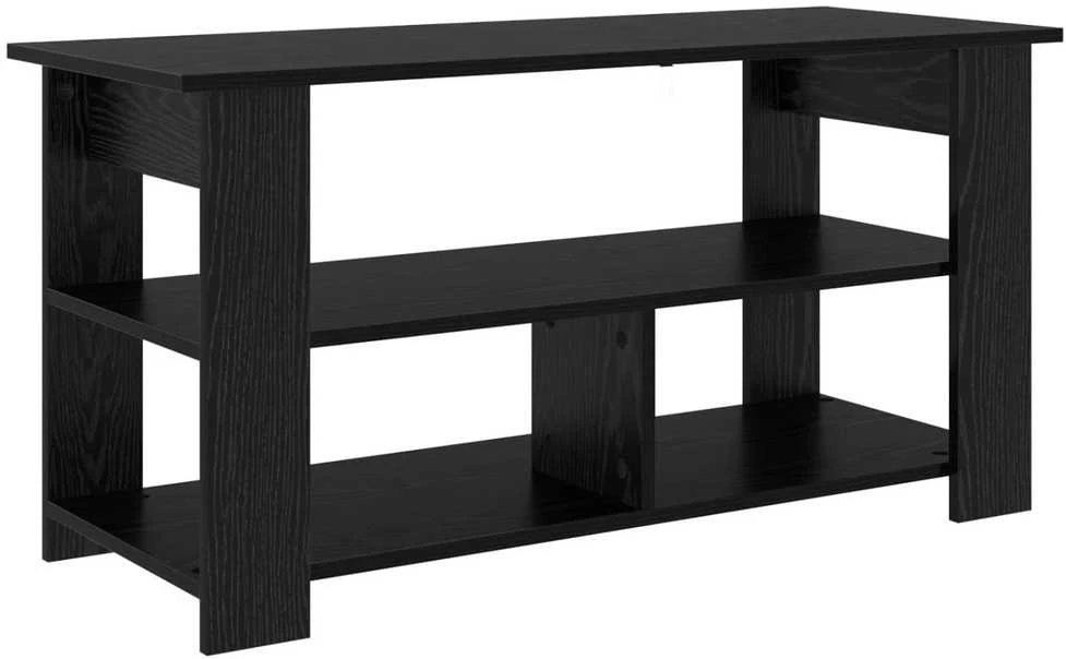TV staliukas Televizoriaus stovas Juodas ąžuolas 100 x 40 x 50 cm