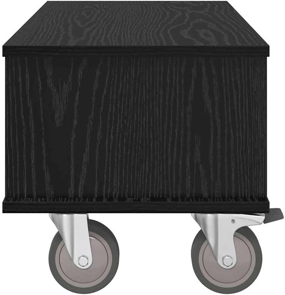 TV staliukas Televizoriaus stovas 68,5 x 35 x 35 cm Juodas ąžuolas