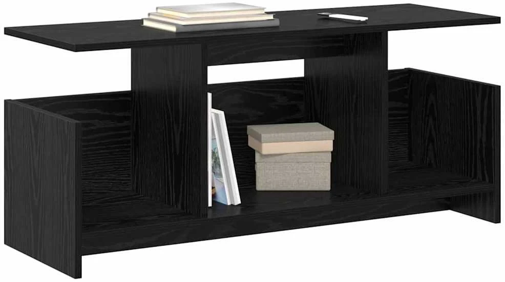 TV staliukas Televizoriaus stovas 102 x 35 x 45 cm Juodas ąžuolas