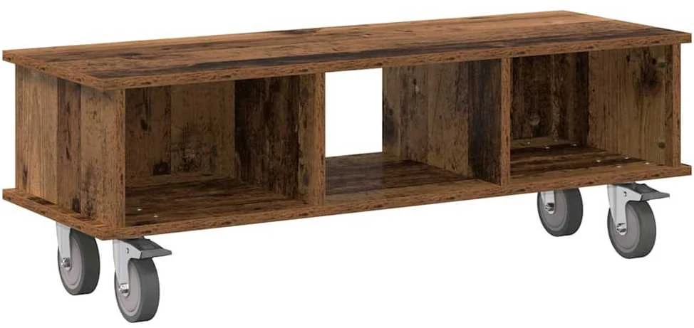 TV staliukas Televizoriaus stovas 100 x 35 x 35 cm Senas medis