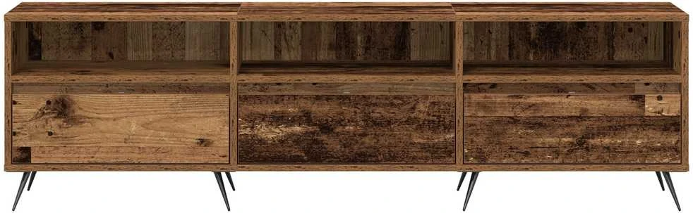 TV staliukas Televizoriaus spintelė 150 x 30 x 44,5 cm Sena mediena