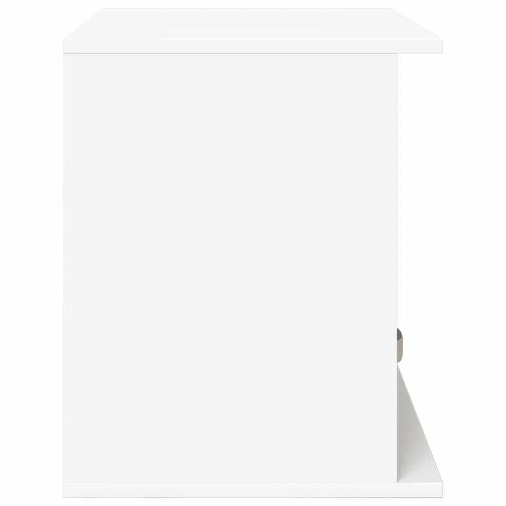 TV staliukas Televizoriaus stovas su stalčių Balta 79 x 40 x 48 cm