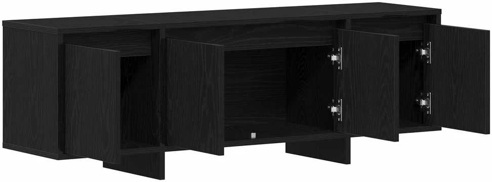 TV staliukas Televizoriaus spintelė 120 x 30 x 40,5 cm Juodas ąžuolas