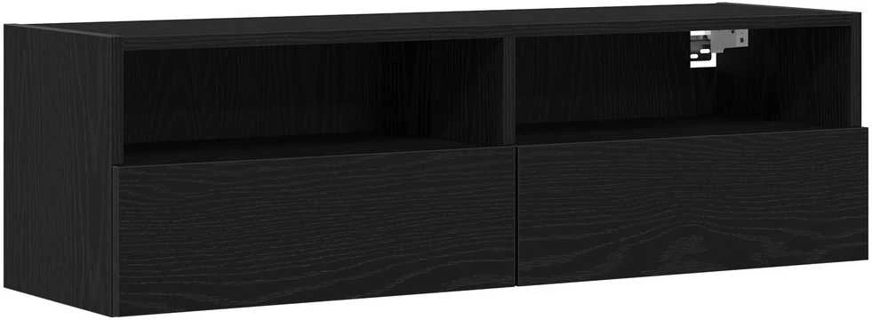 TV staliukas TV sieninė spintelė 100 x 30 x 30 cm Juodas ąžuolas