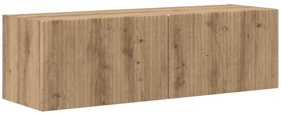 TV staliukas TV sieninė spintelė 2 pcs Meistrų ąžuolas 98 x 31 x 29,5 cm