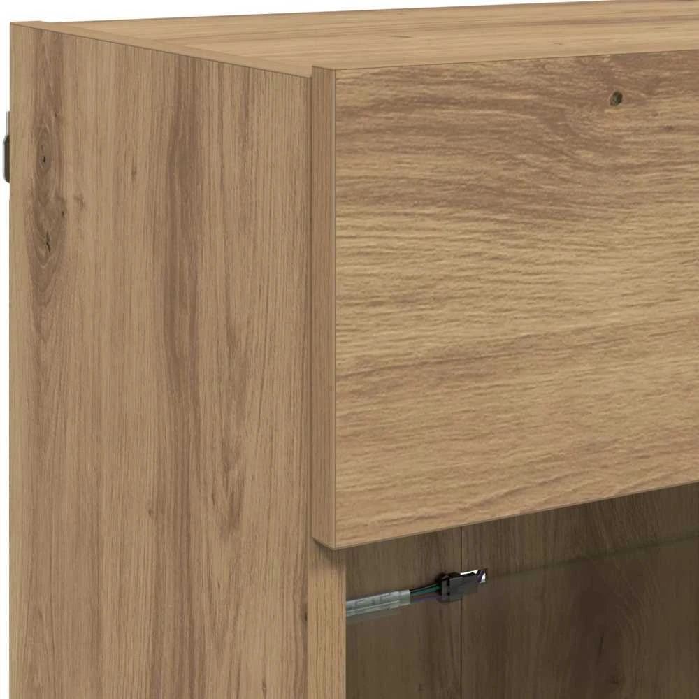 TV staliukas TV sieninė spintelė 98,5 x 30 x 60,5 cm Amatininkų ąžuolas