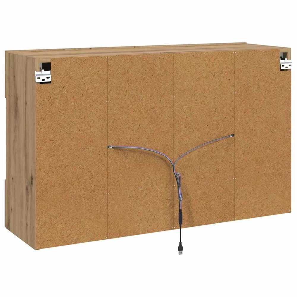 TV staliukas TV sieninė spintelė 98,5 x 30 x 60,5 cm Amatininkų ąžuolas