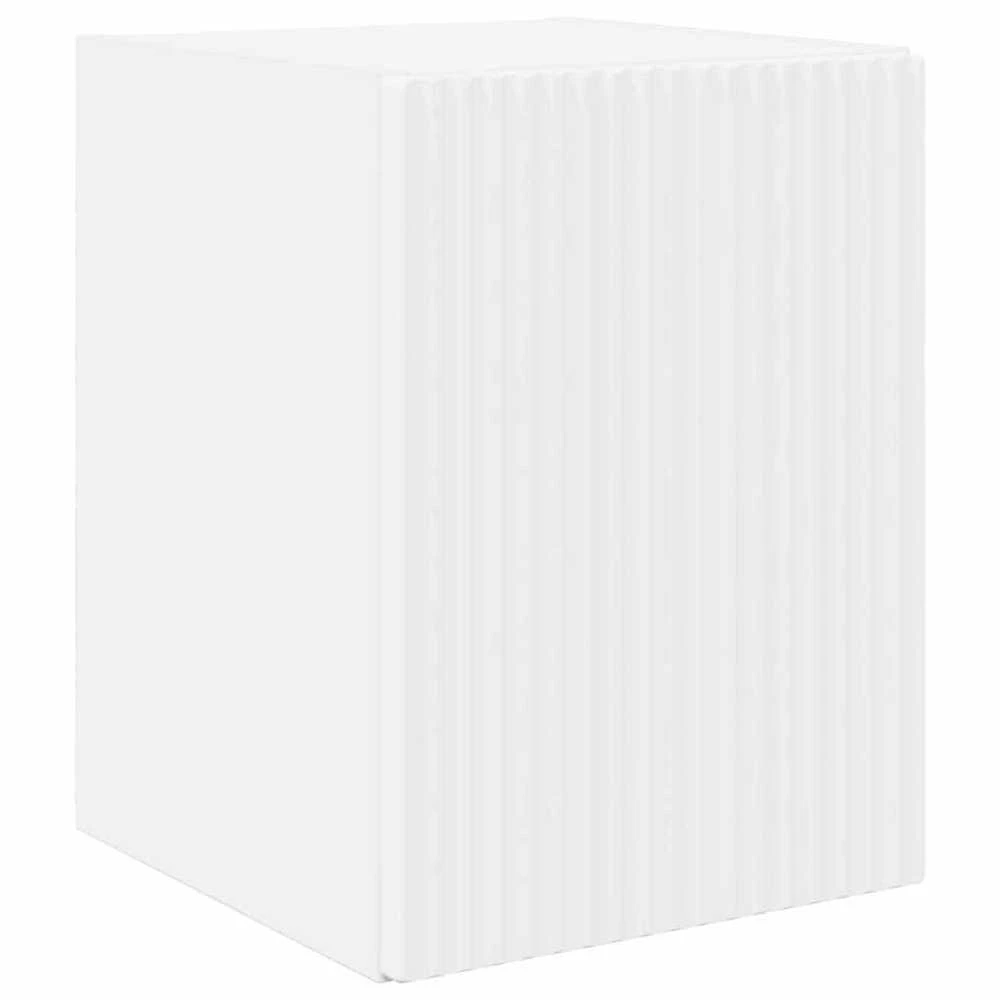 TV staliukas TV sieninė spintelė 30 x 31 x 40 cm Balta Apdirbta mediena