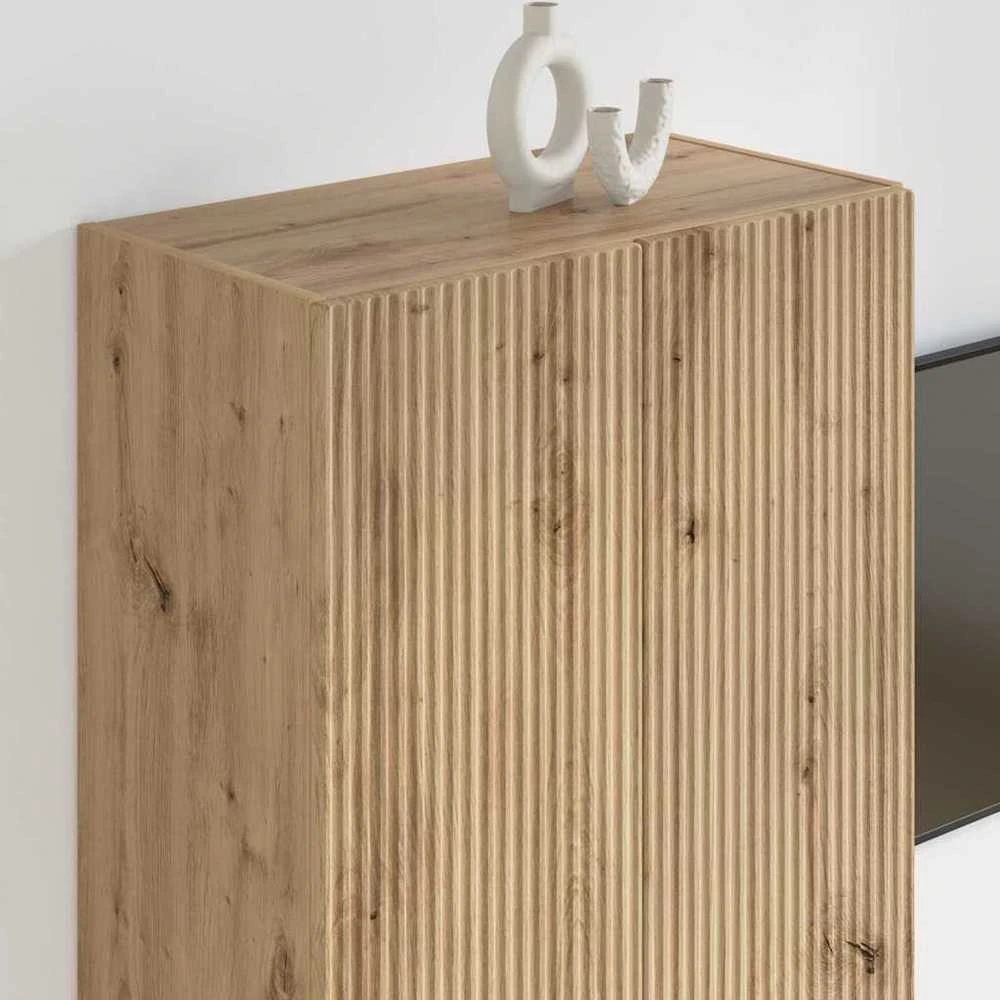 TV staliukas TV sieninė spintelė 59,5 x 31 x 60 cm Balta Apdirbta mediena